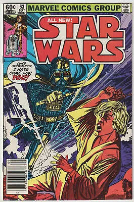 Buy Star Wars #63 (Sep 1982, Marvel), VG Condition (4.0) • 4.83£