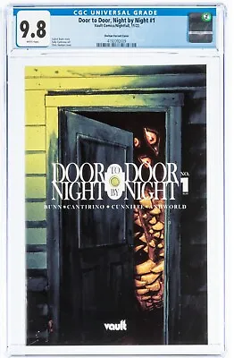 Buy 🔥DOOR TO DOOR NIGHT BY NIGHT 1 CGC 9.8 MT Chris Shehan 1:10 Variant Cullen Bunn • 39.18£