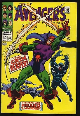 Buy Avengers #52 FN 6.0 1st Appearance Grim Reaper! Black Panther! Marvel 1968 • 51.17£