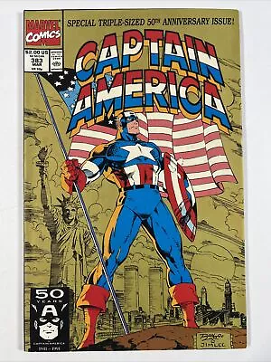 Buy Captain America #383 (1991) 50th Anniversary Issue | Marvel Comics • 6.39£