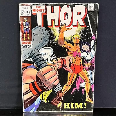Buy THOR #165 1st App Of Him (Warlock) 1969 Very Good Condition • 80.06£