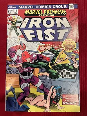 Buy Marvel Premiere #18 VF Marvel 1974, 4th Iron Fist, Roy Thomas, Larry Hama • 10.44£
