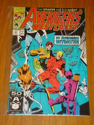Buy West Coast Avengers #67 Vol 1 Marvel Comic February 1991 • 2.99£