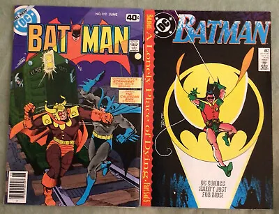 Buy Batman #312. 1979.  #442. 1989. DC Comics. 1st TimDrake In Robin Costume. • 15£