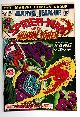 Buy Marvel Team-Up #10 - Spider-man - Human Torch - Kang - 1973 - FN • 15.80£