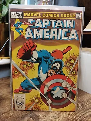 Buy Marvel Captain America #275 1st Cameo Appearance Of Baron Zemo • 19.99£
