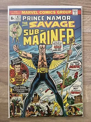 Buy Marvel Comics Sub Mariner #67 1973 Bronze Age New Costume • 14.99£
