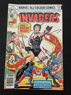 Buy The Invaders # 17. Marvel Comics. June 1977. Warrior Woman 1942 • 18£