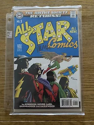 Buy All Star Comics #1 DC Comics 1999 Justice Society Returns Signed By Michael Lark • 20£