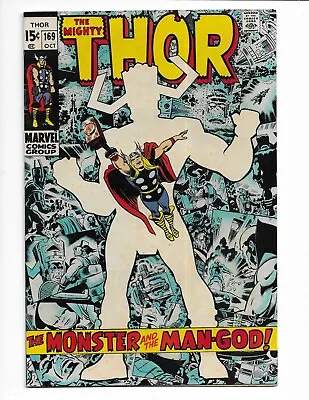 Buy Thor 169 - F- 5.5 - Classic Cover - Origin Of Galactus (1969) • 98.97£