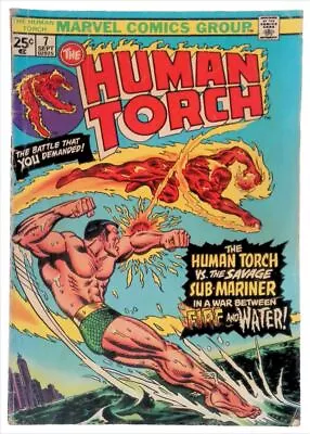 Buy The Human Torch #7 Direct Edition Cover (1974-1975) Marvel Comics • 4.04£