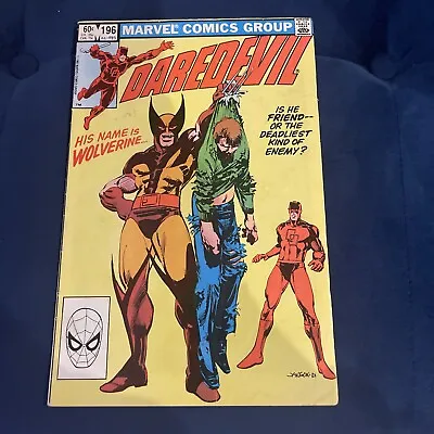 Buy Daredevil #196 July 1983 Marvel 1st App Lord Dark Wind Wolverine App • 9.99£