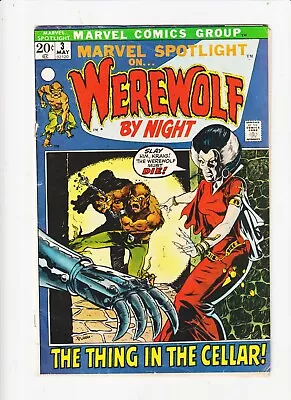 Buy MARVEL SPOTLIGHT 3 1972 2nd App. Werewolf By Night 1st Mention Of DARKHOLD Key • 23.72£