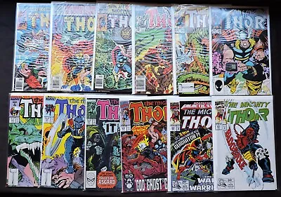 Buy 12 The Mighty THOR Comic Books 296 299 300 340-341 351 380-381 404 430 445 451 • 18.09£