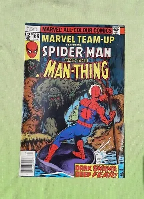 Buy Marvel Team-Up #68 ''Spider-Man And The Man-Thing , 1978 Marvel Comics • 19.99£