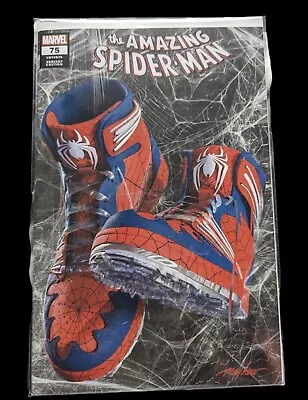 Buy Amazing Spider-man #75 Mike Mayhew Sneakerhead Trade Dress Variant • 15£