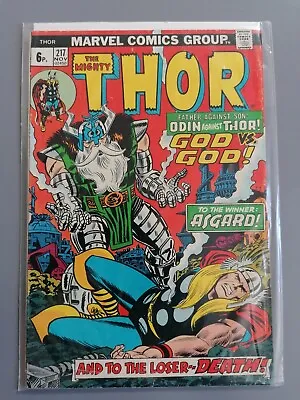 Buy Thor Issue #217. Very Rare. Marvel Comics NOV 1973 BAG AND BOARDED  • 8£