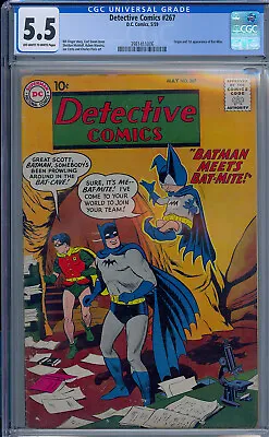 Buy Detective Comics #267 Cgc 5.5 Bat-mite 1st Appearance Batman • 791.45£