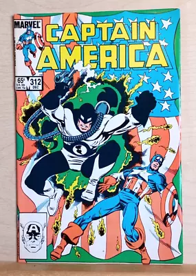 Buy Captain America #312 (1985) KEY - 1st Flag Smasher, Around VFN- 7.5 • 8.50£
