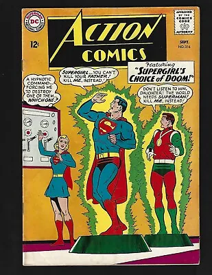Buy Action Comics #316 FN- Mooney Superman 2nd Zigi & Zagi Supergirl Lori Lemaris • 15.02£