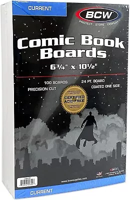 Comicare Golden Age Comic 24 pt Backer Boards (50 ct)