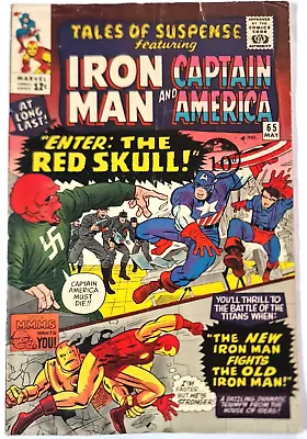 Buy Tales Of Suspense 65 1965 1st Silver Age Appearance Of Red Skull • 34.99£