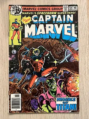 Buy Captain Marvel -  Trouble On Titan  1978 #59 • 12.85£