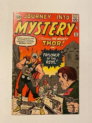 Buy Journey Into Mystery #87 Fn- 5.5 Stan Lee Story Jack Kirby Cover And Art • 399.76£
