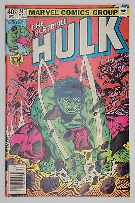 Buy The Incredible Hulk #245 Marvel Comics 1980 - Captain Marvel 🔥 • 6.34£