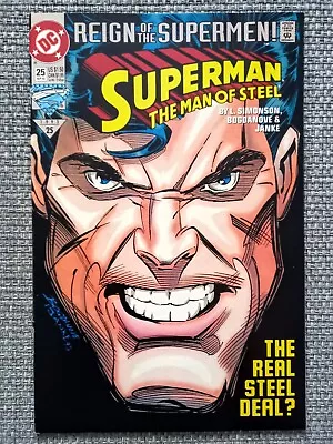 Buy DC Comics Superman: The Man Of Steel Vol 1 #25 • 6.50£