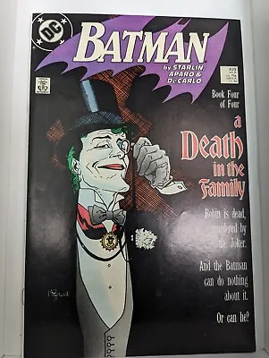 Buy Batman 429 First Printing Joker A Death In The Family Jim Starlin Dc Comics 1989 • 9.62£