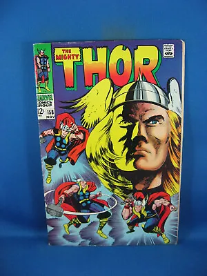 Buy Thor 158 Vg Kirby Origin 1968 Marvel • 44.24£