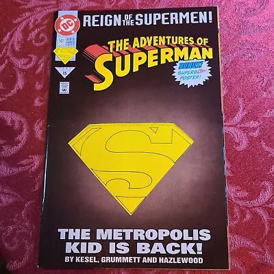 Buy Adventures Of Superman #501 Comic Book (Jun 1993, DC Comics) • 3.16£