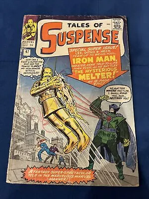 Buy Tales Of Suspense | #47 | 1963 | Gold Iron Man | Uk Pence Variant • 99.99£