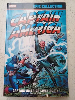 Buy Captain America Epic Collection: Captain America Lives Again Jack Kirby Stan Lee • 41.99£