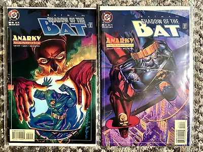 Buy BATMAN :  ANARKY , COMPLETE 2 Issue 1995 DC STORY In SHADOW Of The BAT 40 & 41 • 10£