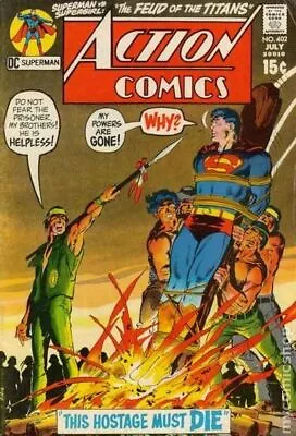Buy Action Comics #402 VG 1971 Stock Image Low Grade • 8.81£