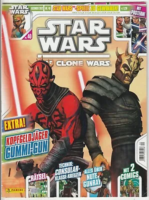 Buy STAR WARS: THE CLONE WARS #40/2012 No Extra/Poster, Panini COMICHEFT Z2 • 1.55£