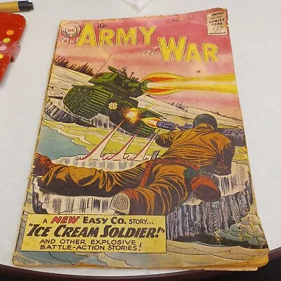 Buy OUR ARMY AT WAR #85 Dc Comics 1959 1ST ICE CREAM SOLDIER 3rd Sgt Rock Appearance • 106.69£