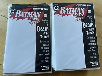 Buy DC Comics Batman #428 Batman Robin Death In Family BLANK Facsimile NM Near MINT • 9.64£