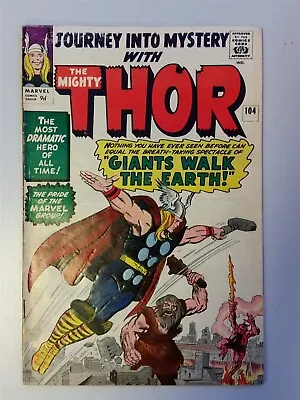Buy Thor Journey Into Mystery #104 Vg (4.0) May 1964 Marvel Comics ** • 49.99£