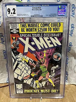 Buy Uncanny X-Men #137 (1980) CGC 9.2 Death Of Phoenix New Slab Graded Comic • 94.05£