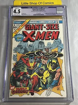 Buy Giant Size X-Men #1 CGC 4.5 Restored Purple Label 1975 • 1,344.03£