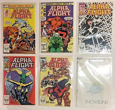 Buy Alpha Flight Comic Book Lot 1983 Issues 1-12 (All High-Grade 9.8 Candidates!) • 167.90£
