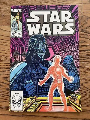 Buy Star Wars #76 (Marvel 1983)  Death  Admiral Tower! Darth Vader Cover! • 5.60£