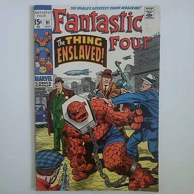 Buy Fantastic Four #91 Vol.1 (1961) 1969 Marvel Comics • 17.39£