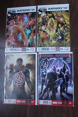 Buy Marvel Avengers 33 34 34.1 35 - 4 Comic Set Run Rare NM 9.2 Hickman Original Sin • 11.99£