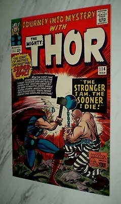 Buy Journey Into Mystery #114 NM+ 9.6 White Pages 1965 Thor 1st Absorbing Man • 2,176.92£