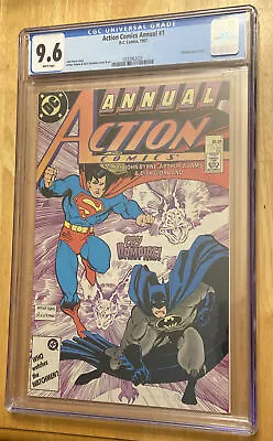 Buy Action Comics Annual #1 CGC 9.6 DC Comics 1987 Arthur Adams Batman/Superman ??  • 87.38£
