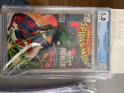 Buy Marvel Comics Amazing Spider-Man #78 CGC Graded 5 First App Of The Prowler Key • 300£